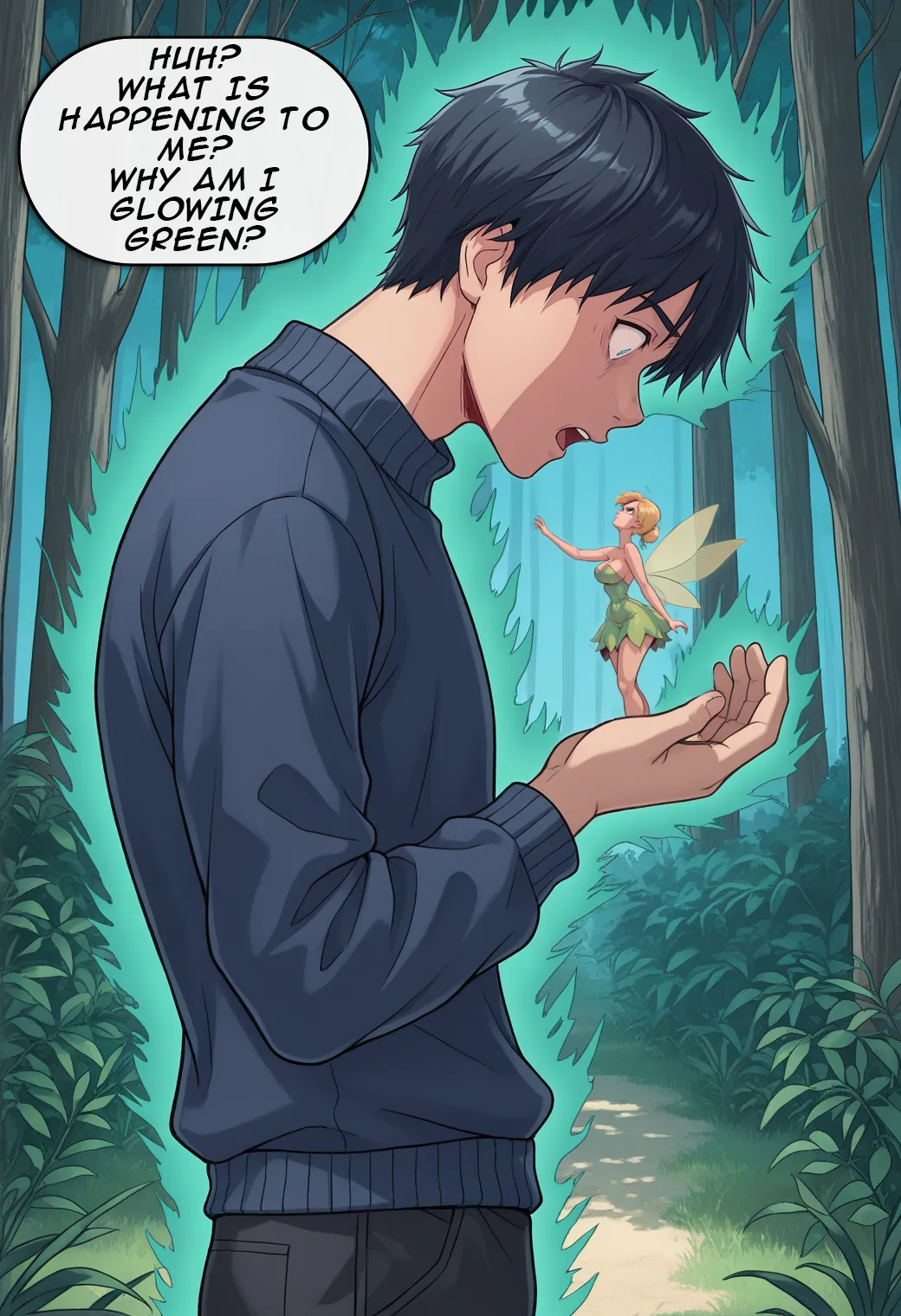 Giantess Comic - Shrunken into Tinker Bell's Plaything page 5 full