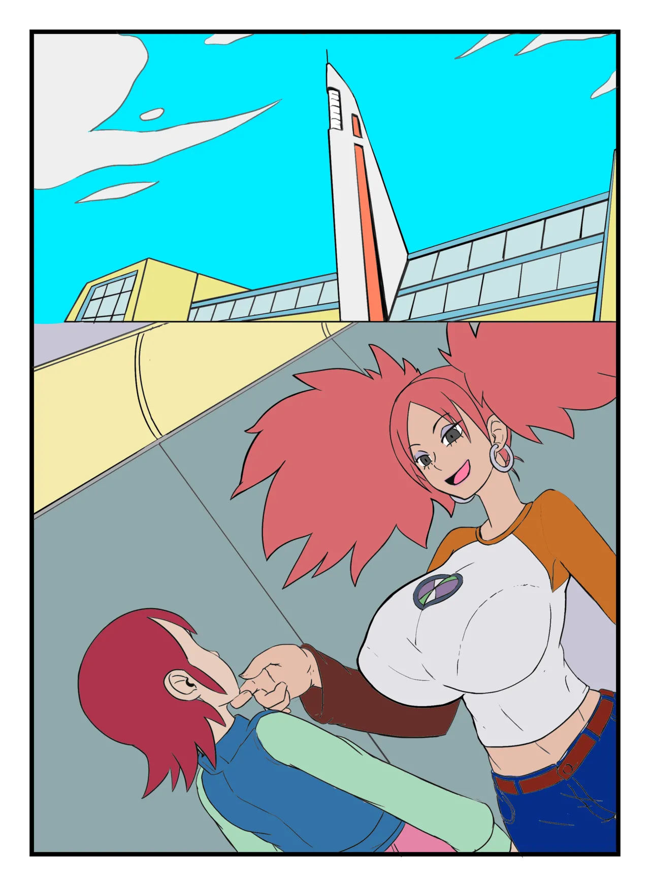 Megaman Battle Network-Mayl VS Ms.Madd page 1 full