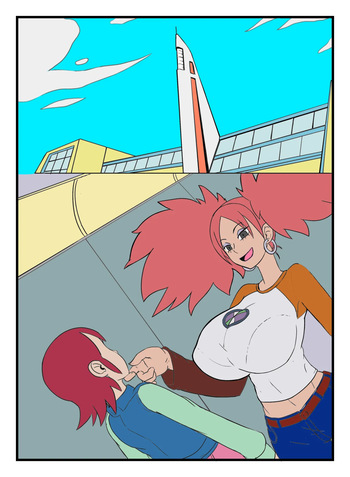 [Anythinggoes] Megaman Battle Network-Mayl VS Ms.Madd (Colorized) cover