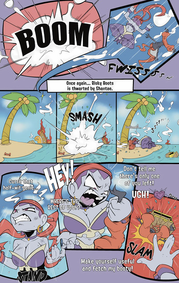 [NewDAWN130] Risky Boots and her Cursed Booty (Shantae) (Ongoing) cover