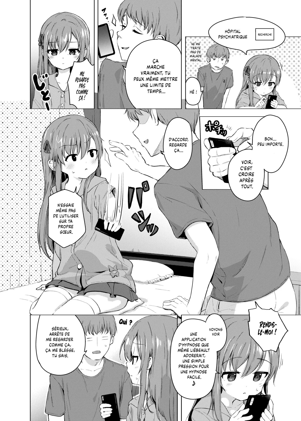 Imouto to Saimin Appli wa Tsukaiyou | Application d'Hypnose Pour Petite Sœur page 4 full