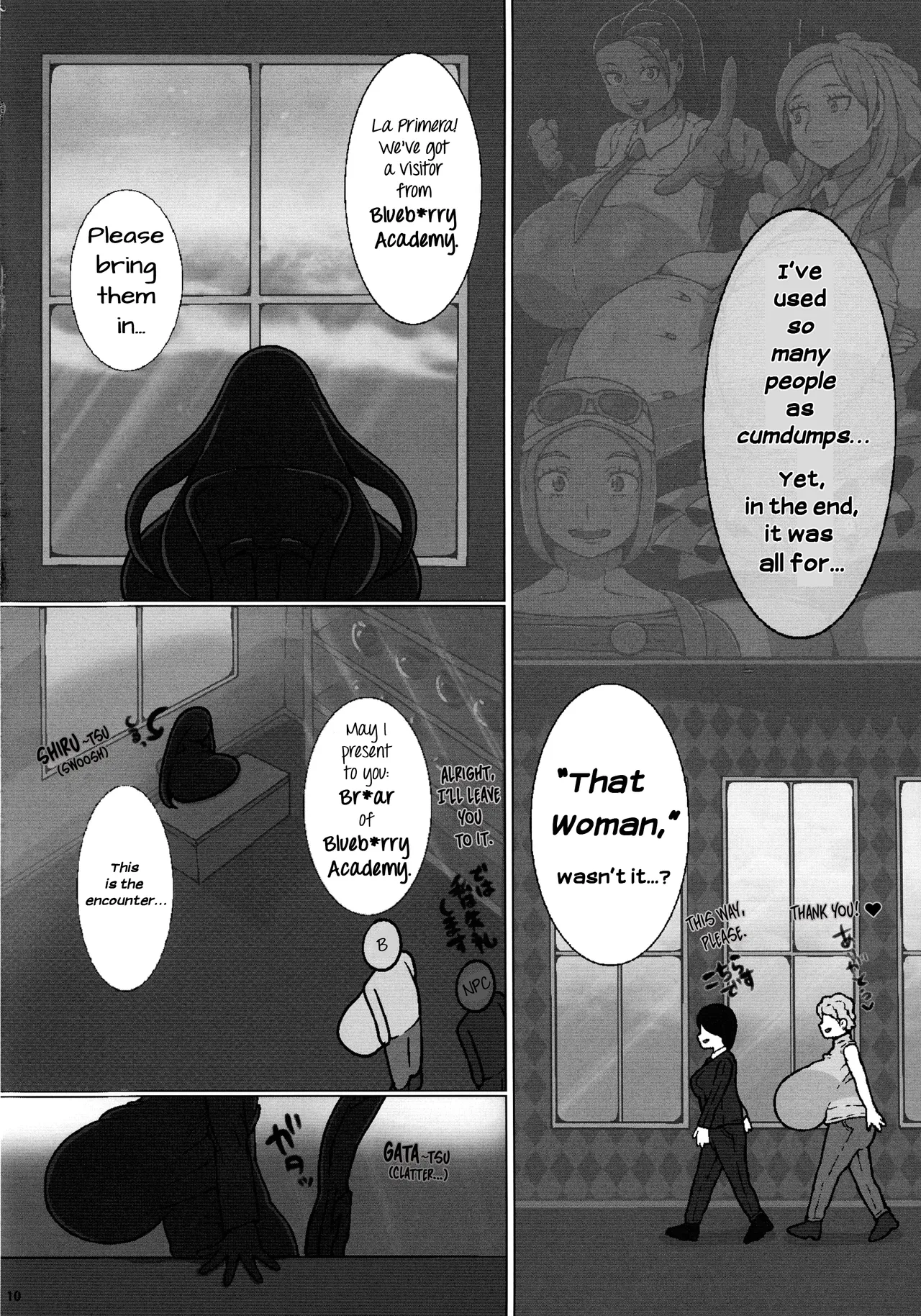 Chounyuu Futanari Briar-sensei IN Paldea  | Super Busty Futanari Professor Briar IN Paldea page 12 full