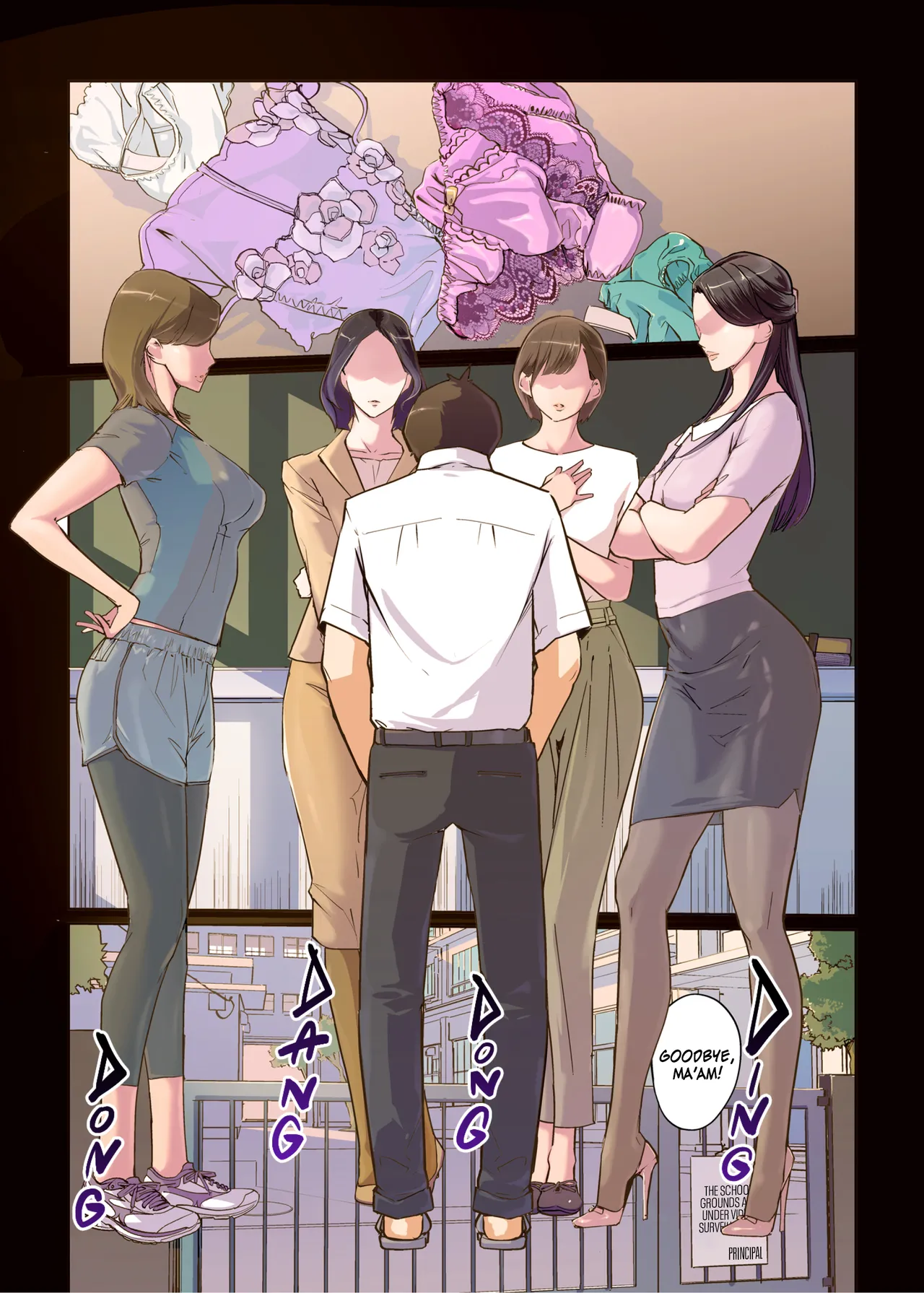 Onna Kyoshi 4-nin no Hatenaki Mesu Bato | Erotic Fight Between Four Monster Female Teachers page 3 full