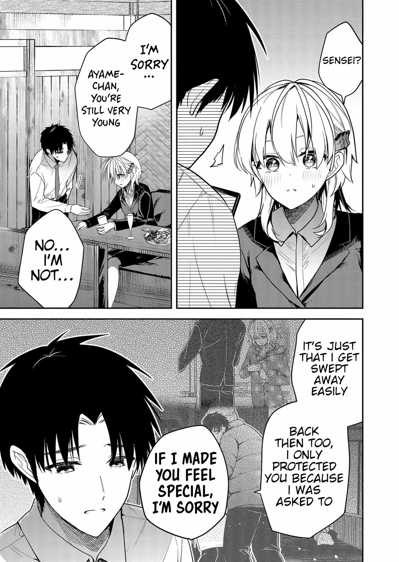 Kimi no Mae de Kimi Igai o Daku Ch. 8 | Having Sex with Someone Else in Front of You 08 page 4 full