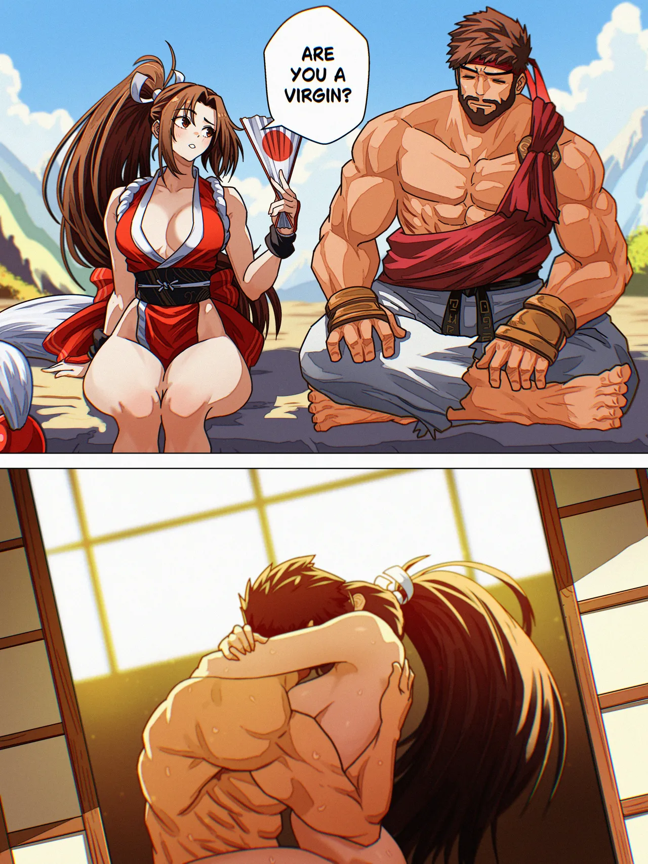 Mai Shiranui x Ryu Hoshi page 1 full
