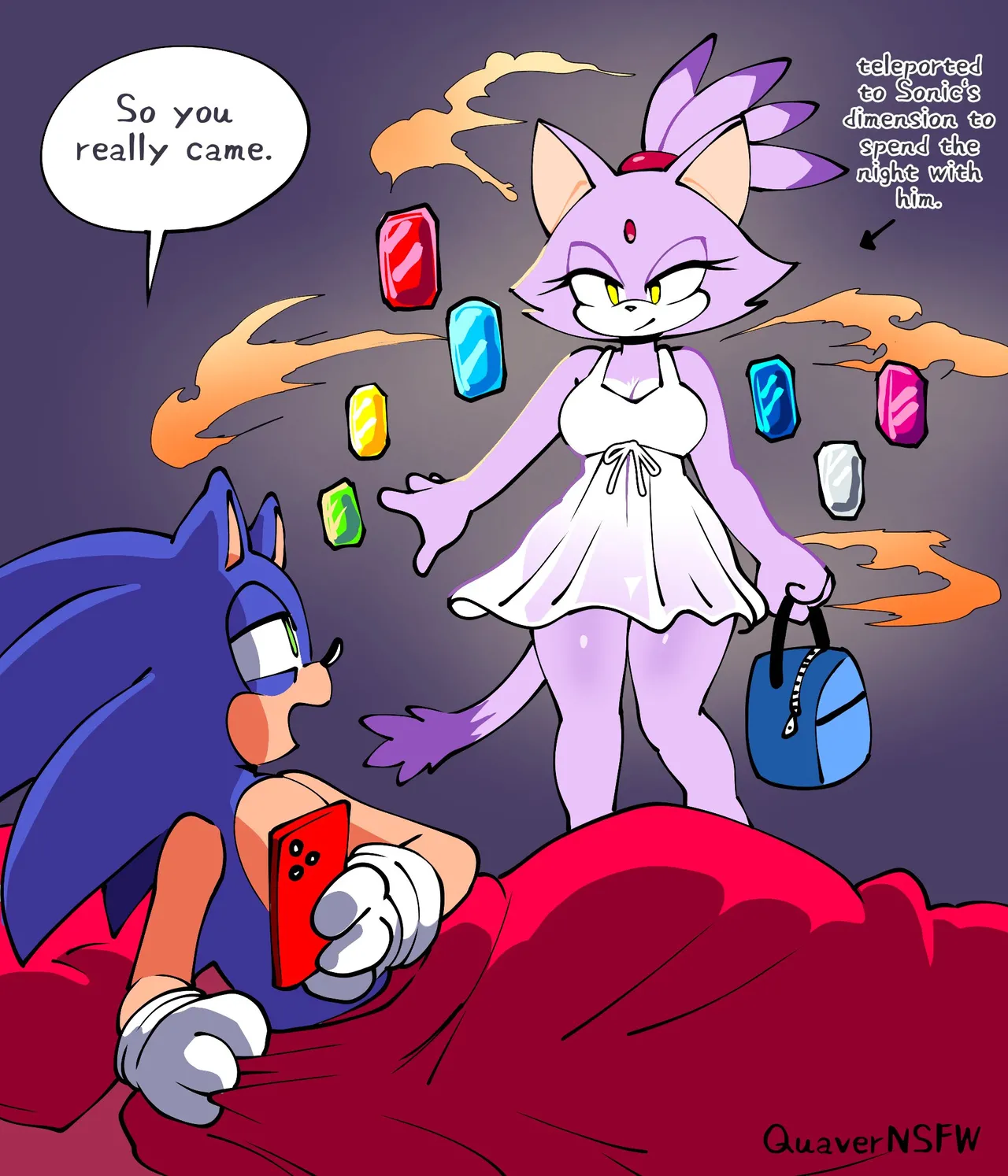 Spending The Night in His Dimension page 1 full