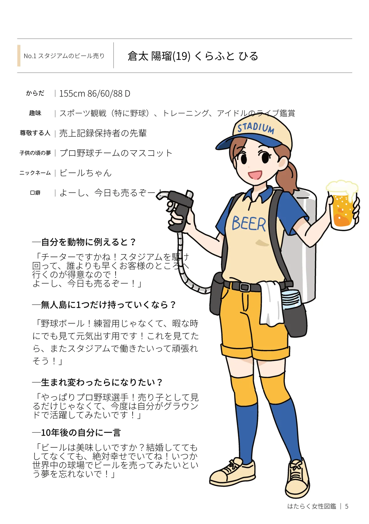 Hataraku Josei Zukan vol.2 ～Hayaraku Josei no Ichi Nichi "Hirugao/Yorugao" ni Mitchaku!～ page 5 full