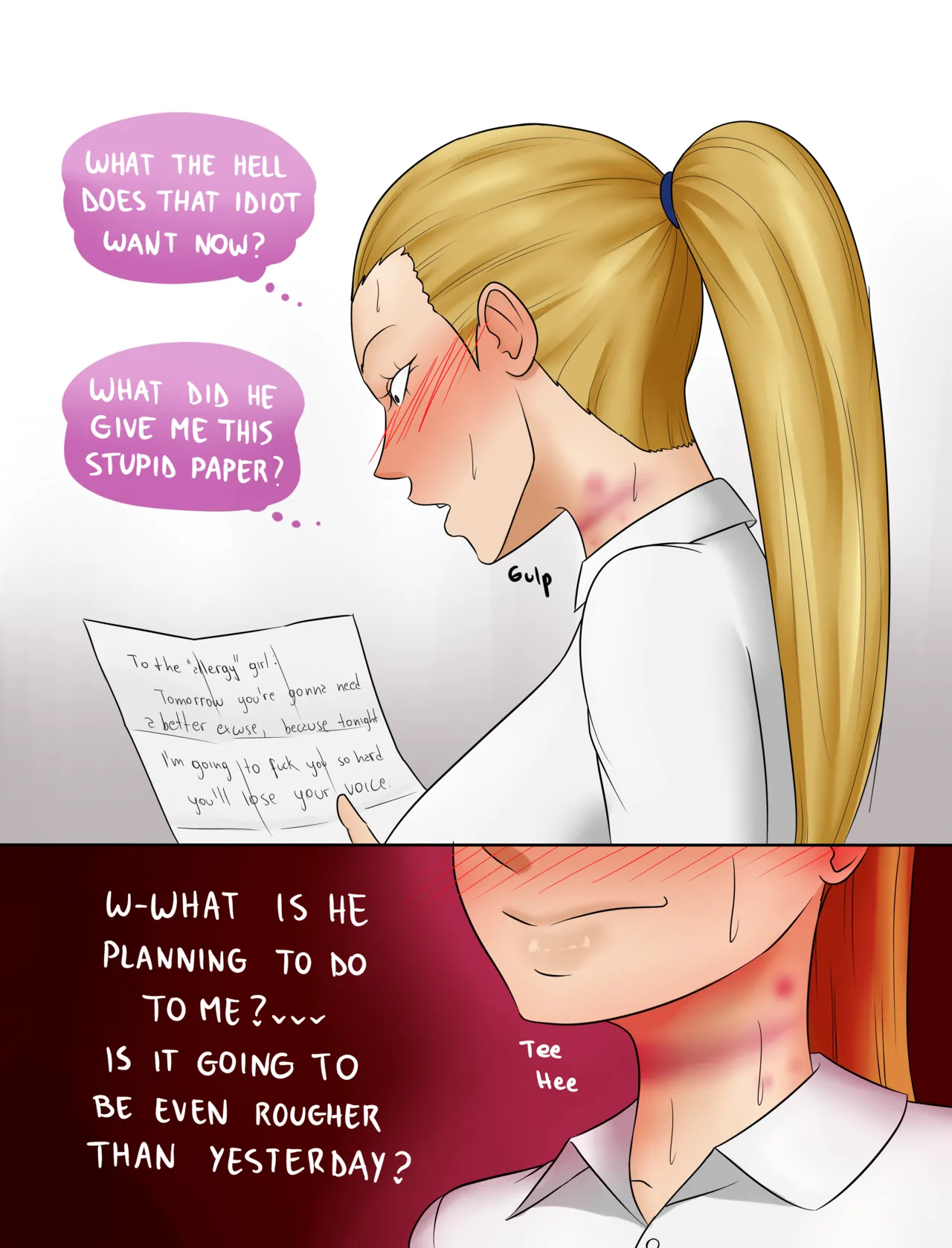 Naughty Girls: Bruises & Secrets page 12 full