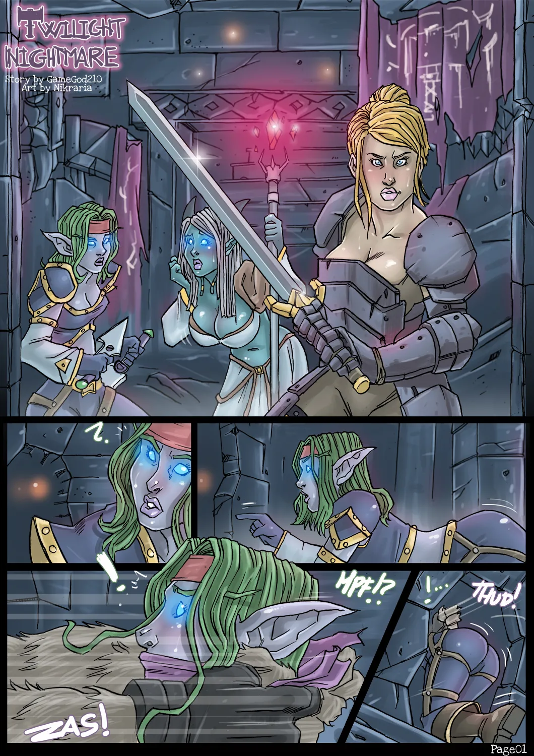 Twilight Nightmare commission page 1 full