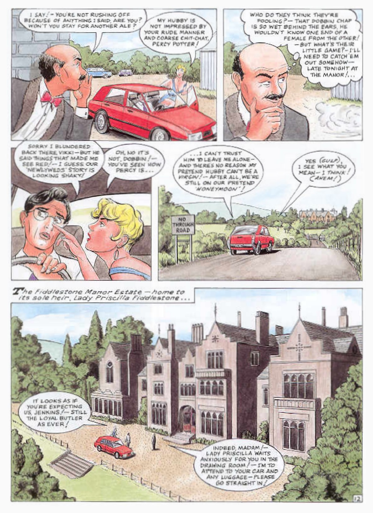 A Saucy Vikki Belle Romp: The Lady And The Vampire page 12 full