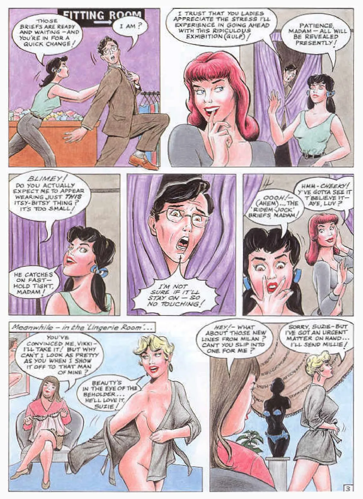 A Saucy Vikki Belle Romp: The Lady And The Vampire page 3 full