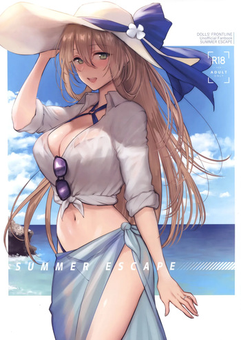 [Earthean (Syoukaki)] Summer Escape | летний побег (Girls' Frontline) [Russian] [h3ntquietplace] [Digital] cover