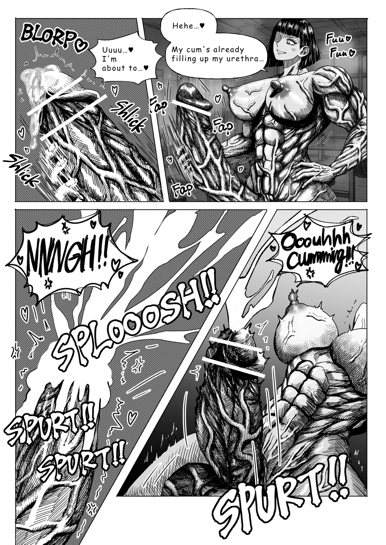 Muscular Futa Manga page 7 full