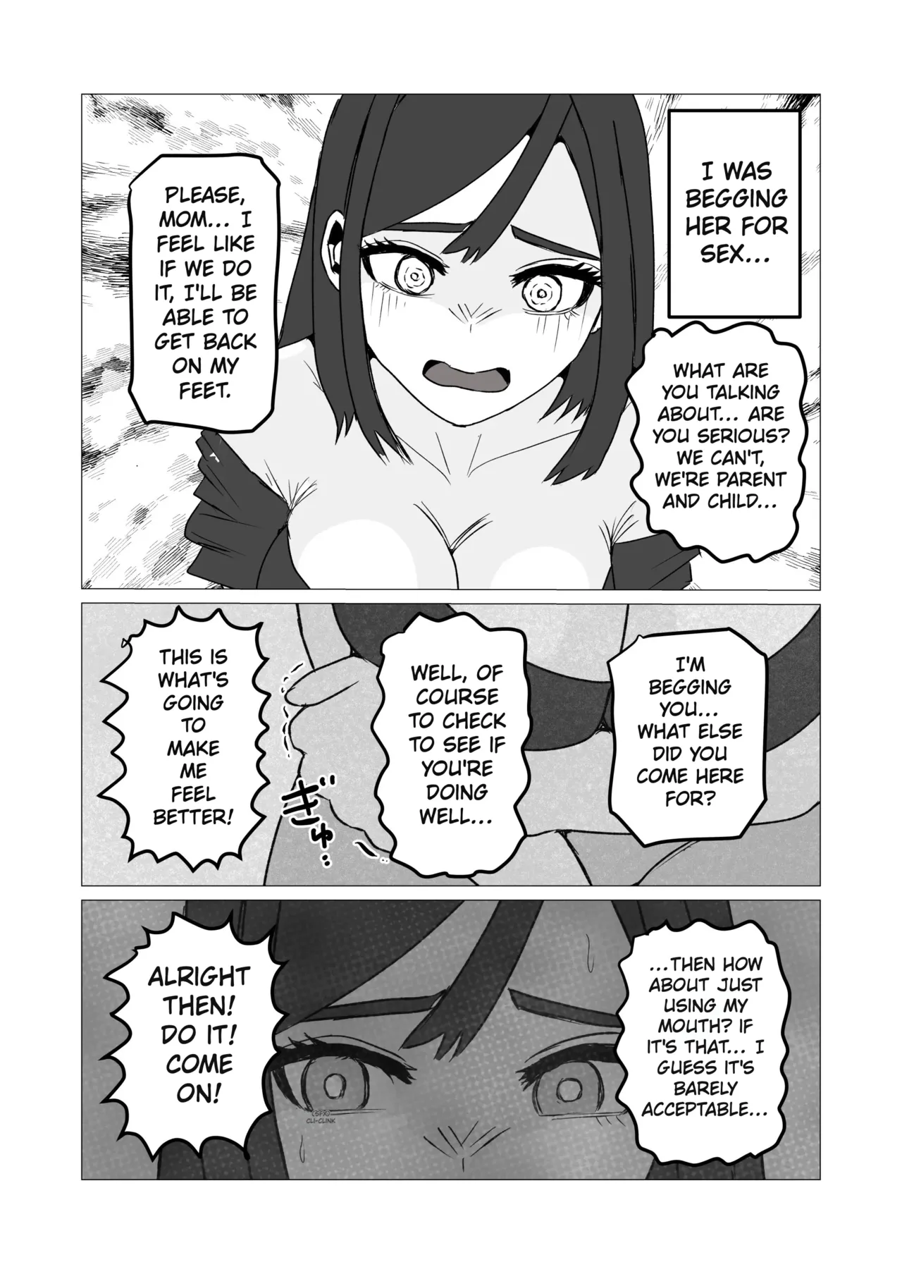 My Mom Came to Tokyo Because She Was Worried About Me, but Then I Pushed Her Down page 7 full