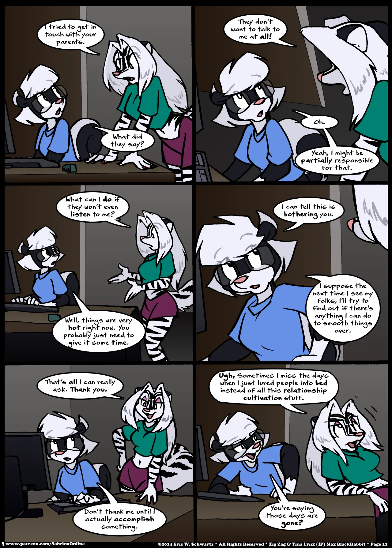 Sabrina Online - Stripes and Links page 12 full