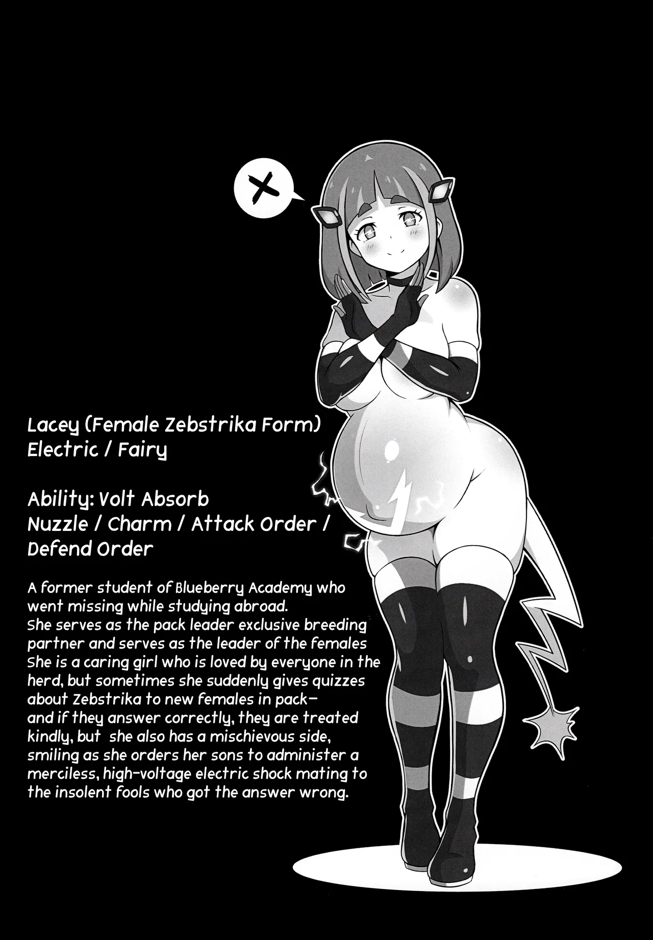 ♀ Zebstrika Field Guide Lumiose City/Paldea Compilation page 12 full