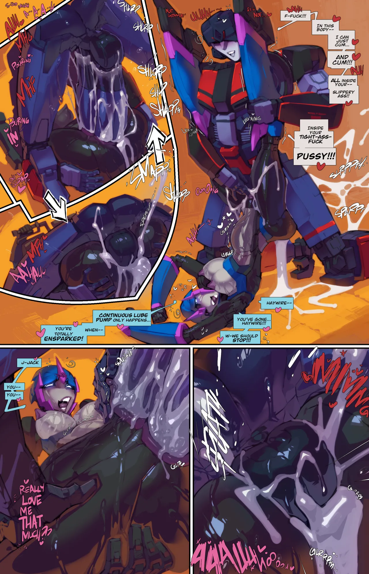 Jack X Arcee: "Autobutt Jack" page 11 full