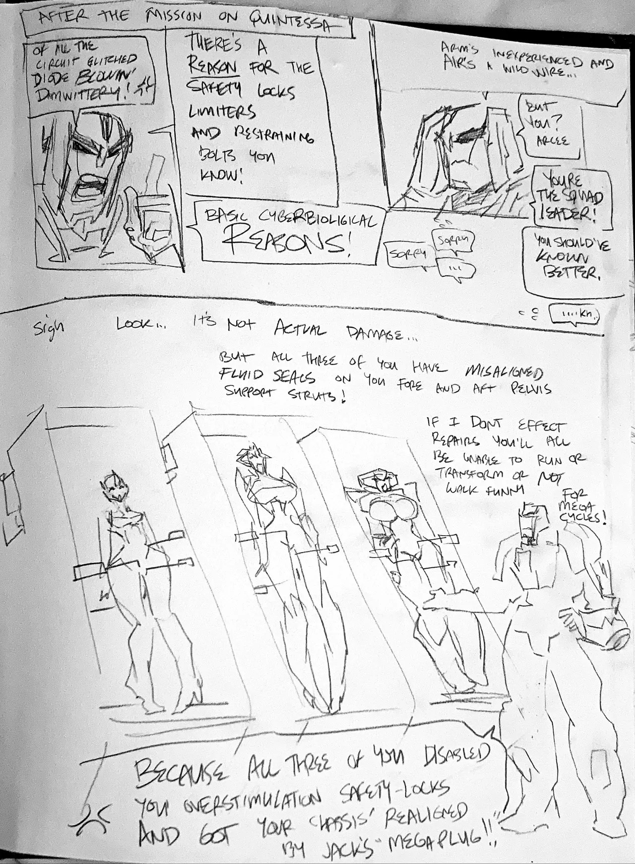 Jack X Arcee: "Autobutt Jack" page 12 full