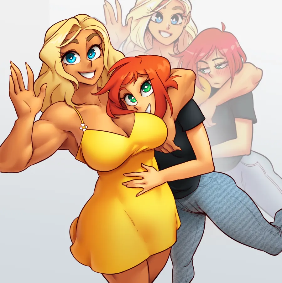Nortverse: Tara & Beverly - 4koma page 1 full