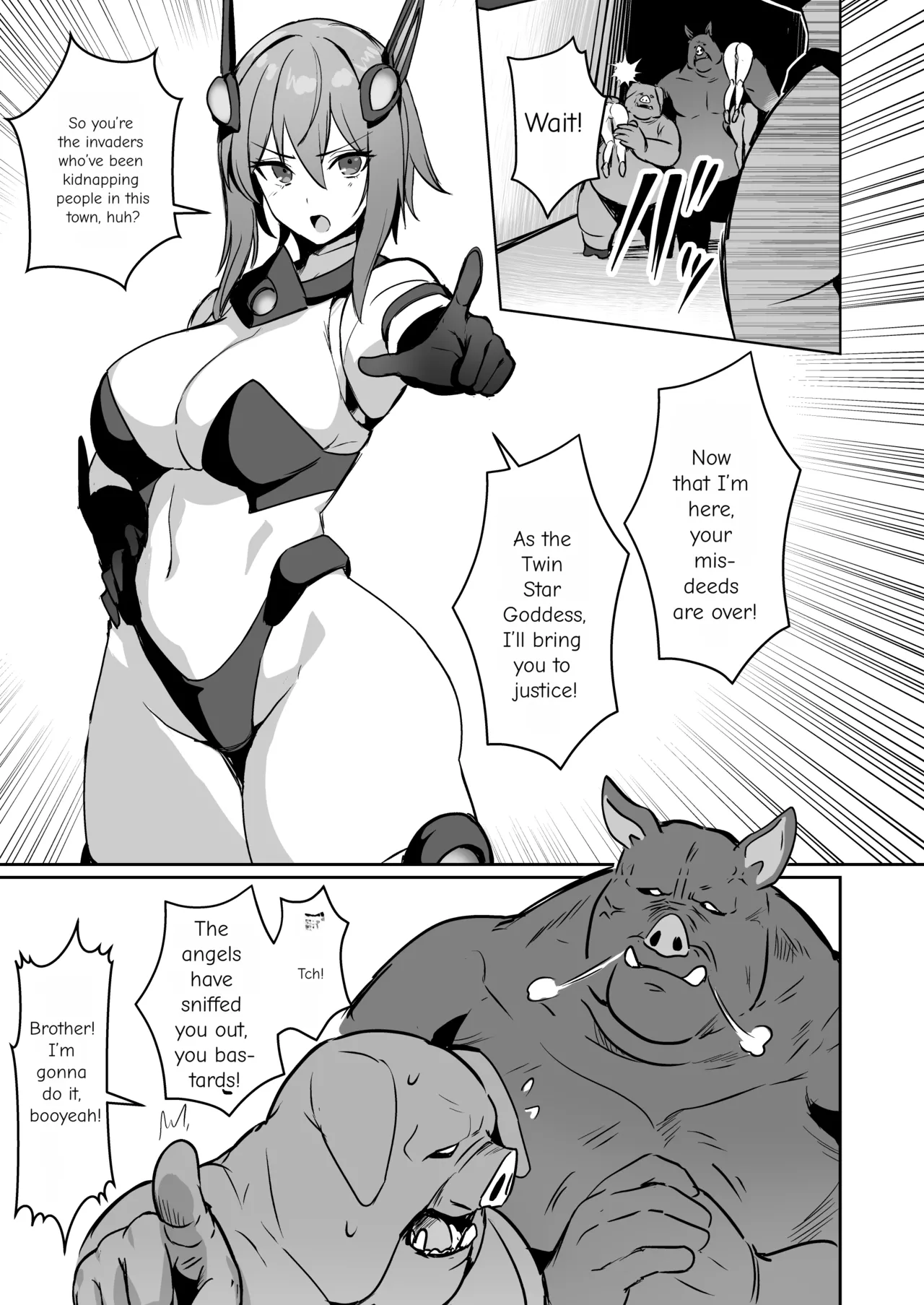 Seigi no Futanari Hiroin Futaboshi Kamihime Elixir Kyotama-ka Haiboku page 4 full