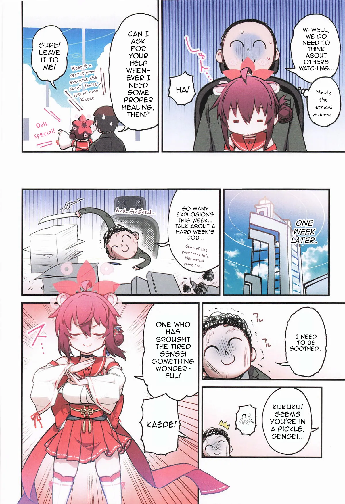 Kaede to Himitsu no Schale Touban - Secret Schale Duty With Kaede page 9 full