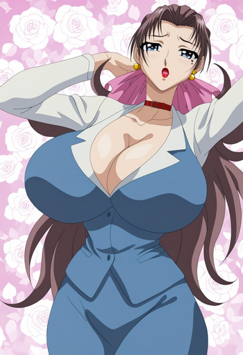 [AI Generated] Saeki Sayoko - In No Houtenshiki (Immorality) cover