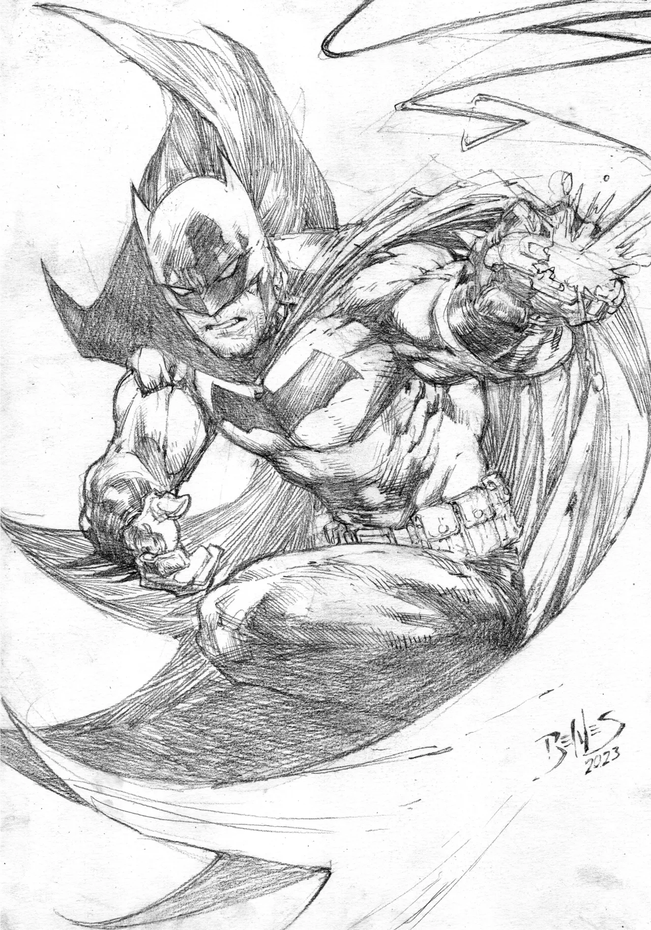 Ed Benes Original Art page 12 full