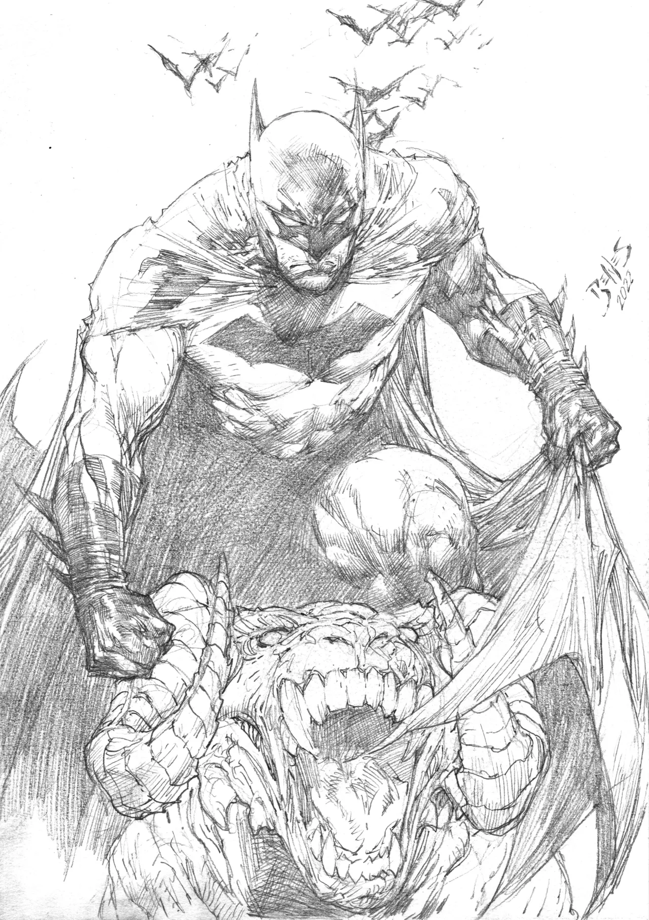 Ed Benes Original Art page 9 full
