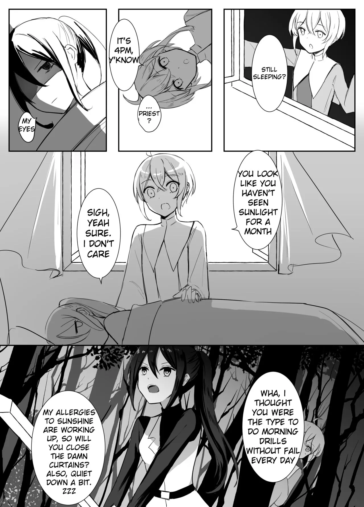 Maou Toubatsu Shippai Heroine Gisei Normal End de Utsu ni Natta Koutensei Futanari Kenshi to Otokonoko Shinkan no Hanashi | Crestfallen Futanari x Femboy Priest: Prepare to Cum Edition page 11 full