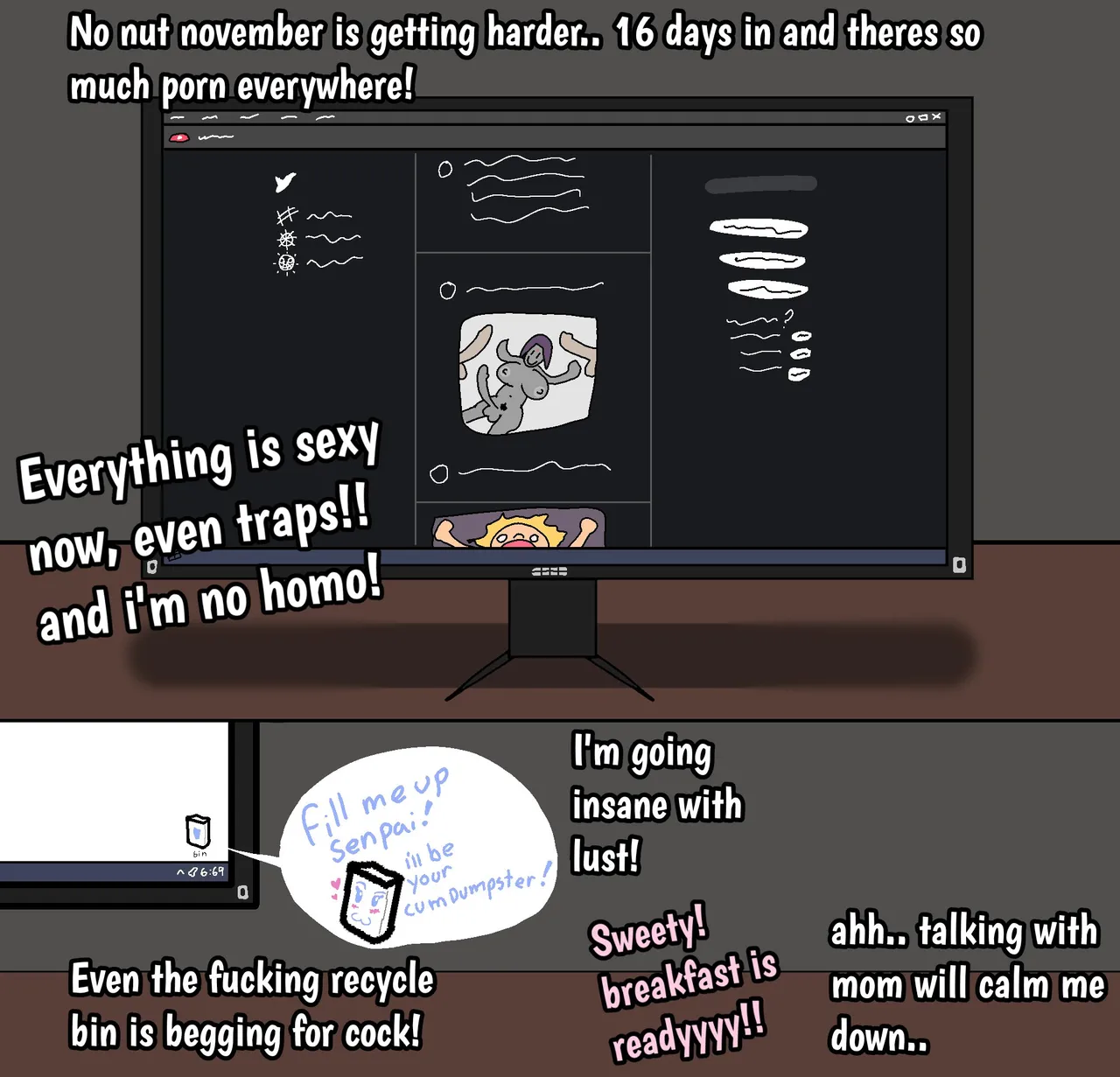 No Nut November: Mom x Son Love Story page 2 full