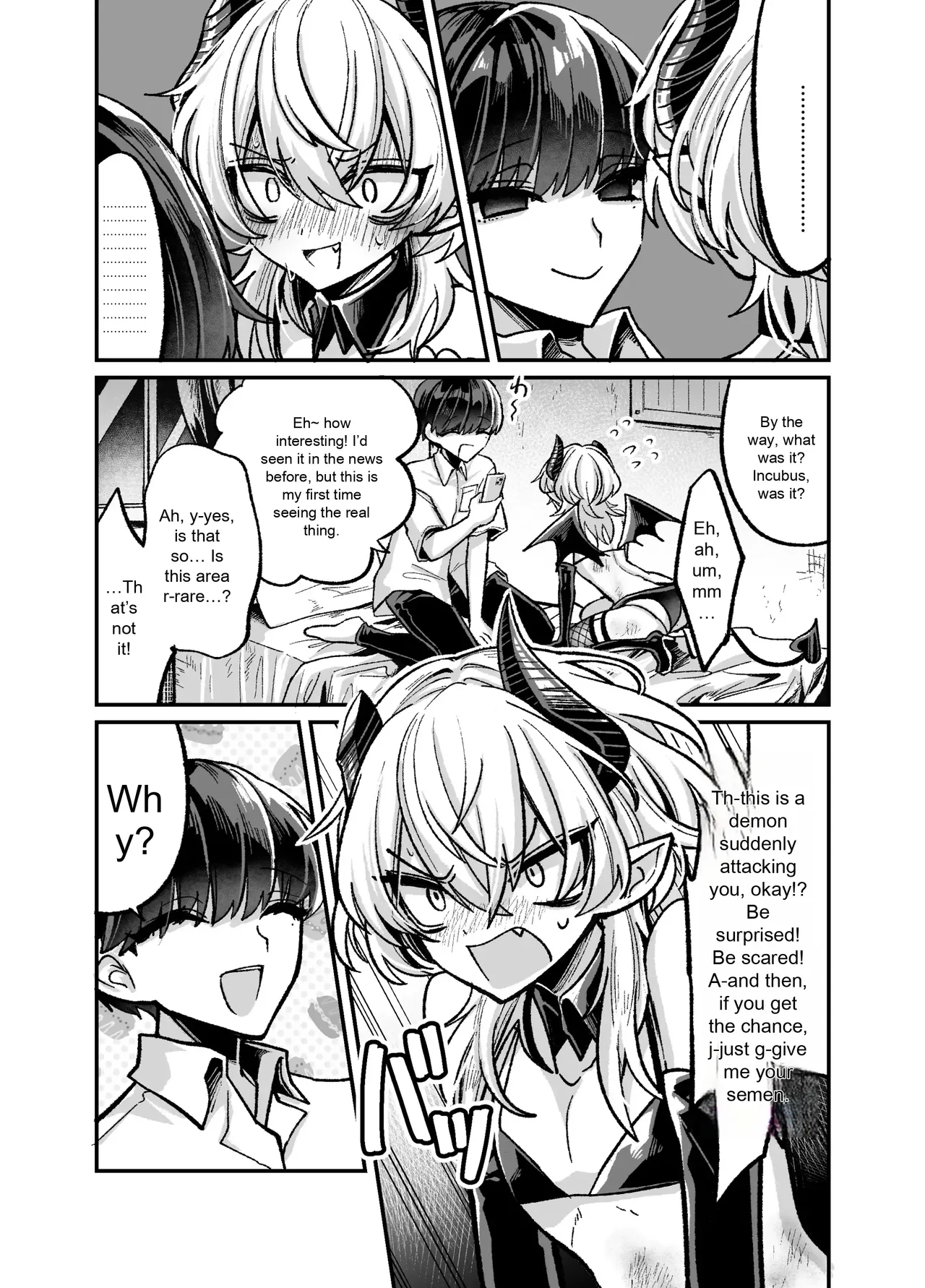 InCha Succubus-The Book of Humiliatingly Kneeling and Begging to Be Creampied A Dark Succubus Kneels and Begs in a Disgraceful Manner to Be Creampied page 6 full