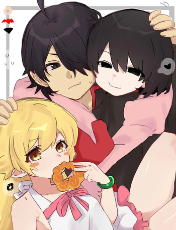 [ Tsugumi)] Historical Fans 9(Bakemonogatari) cover