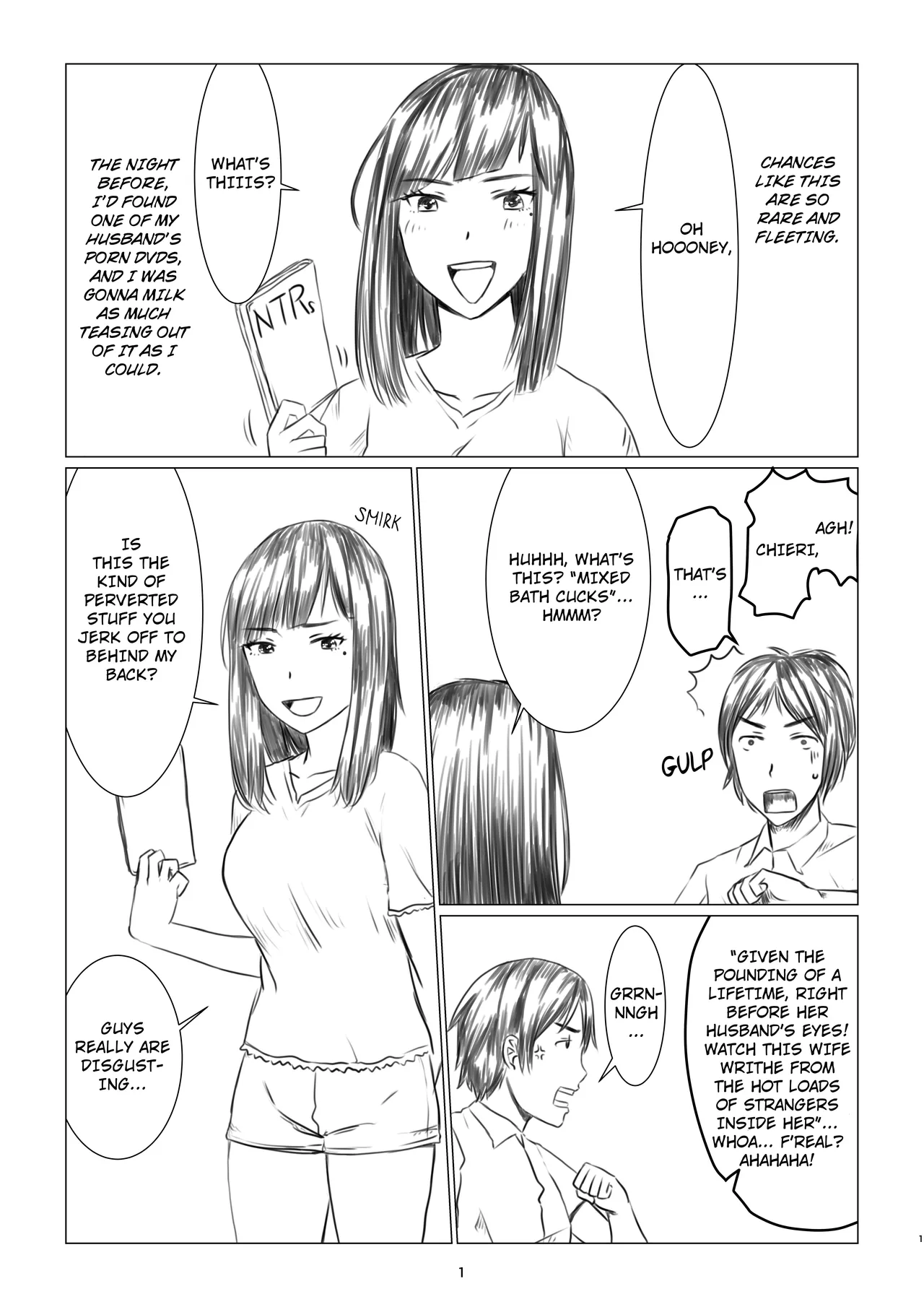 Chieri-san Can't Lose! A Perverted Toilet Wife Who Can Be Fertilized With Anyone's Sperm With Her Husband's Approval page 4 full