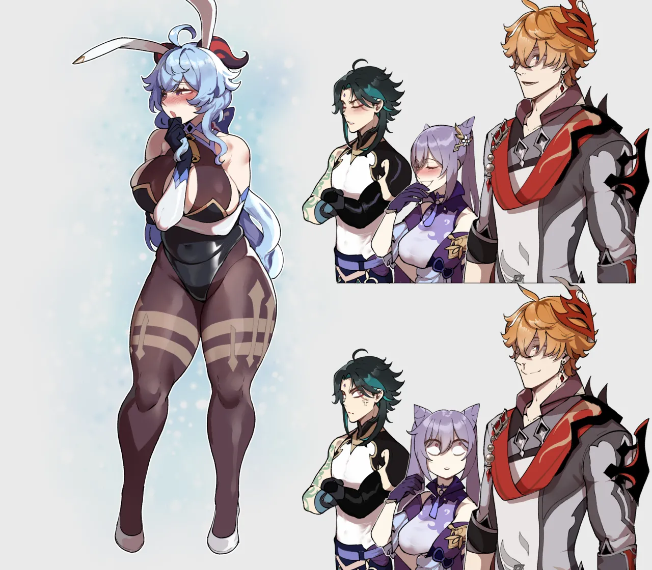 Ganyu Bunnysuit page 6 full