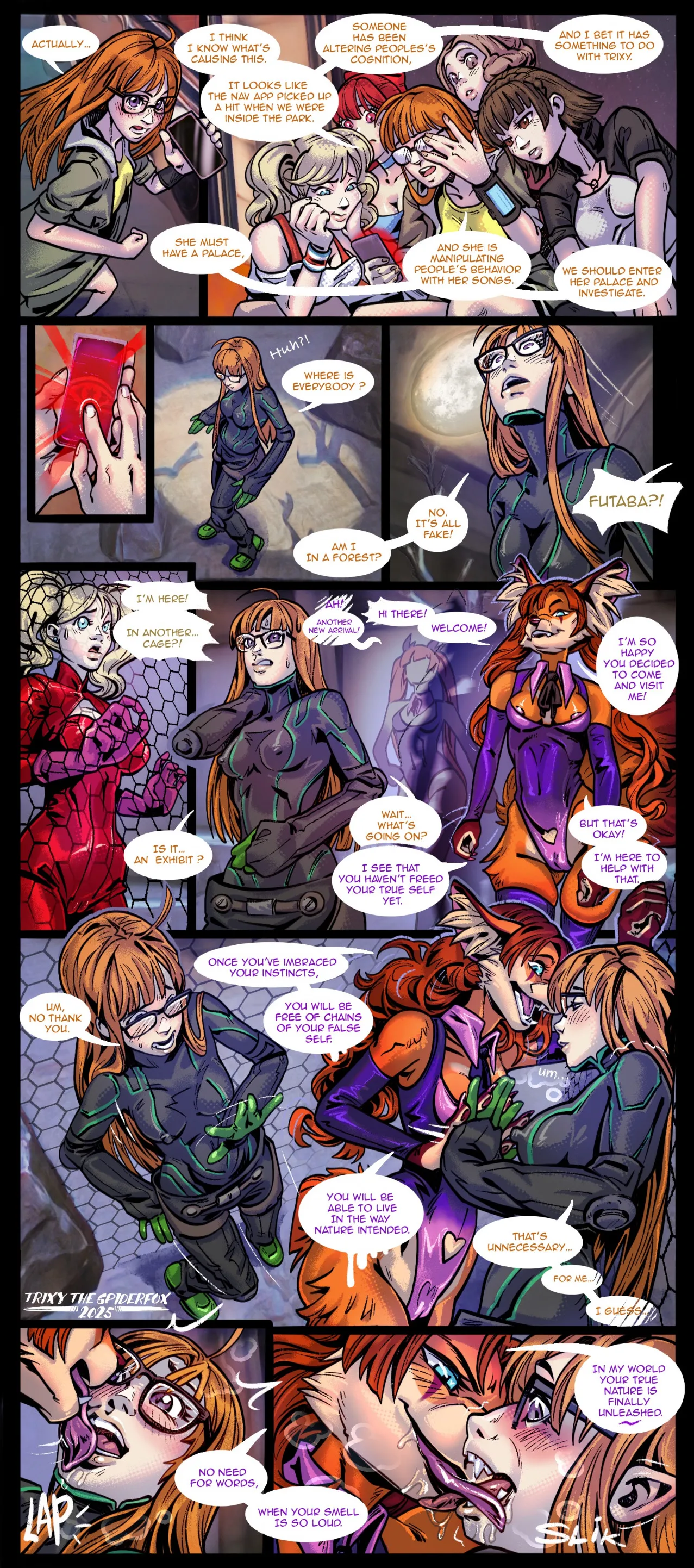 Artist Trixy The Spiderfox page 2 full