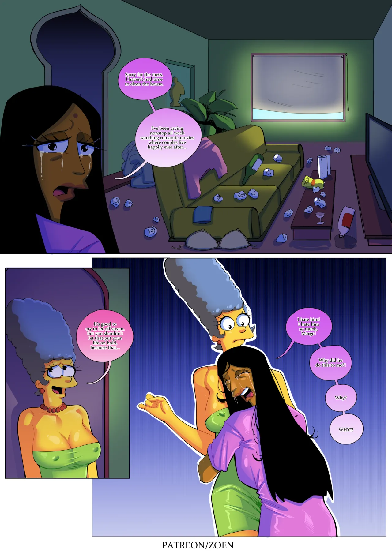 The Simpsons "Manjula's Deal" - By:Zoen page 10 full