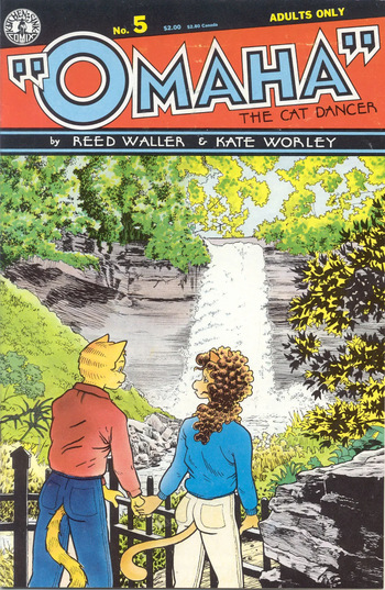 Omaha #5 [Reed Waller & Kate Worley] cover