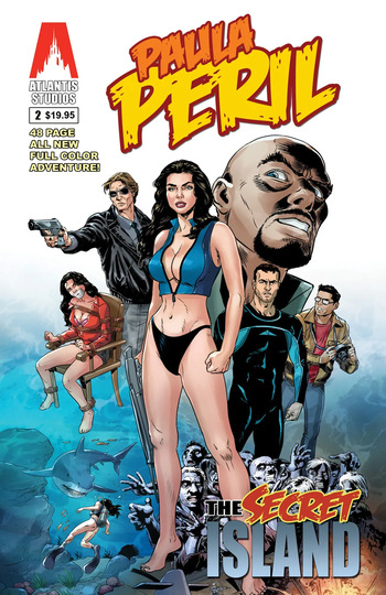 Paula Peril - The secret island cover