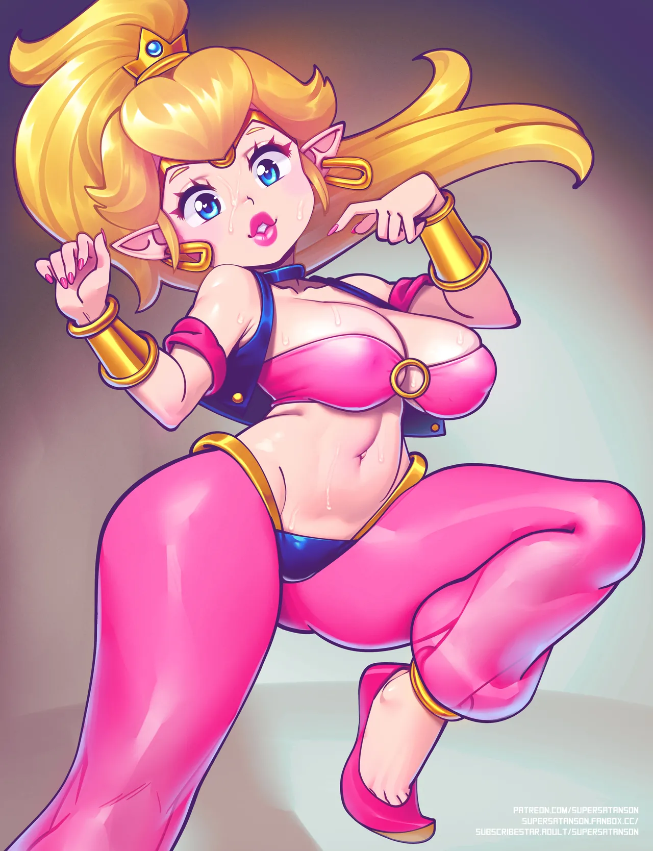 Booboom Milk: Half-Genie Peach page 1 full