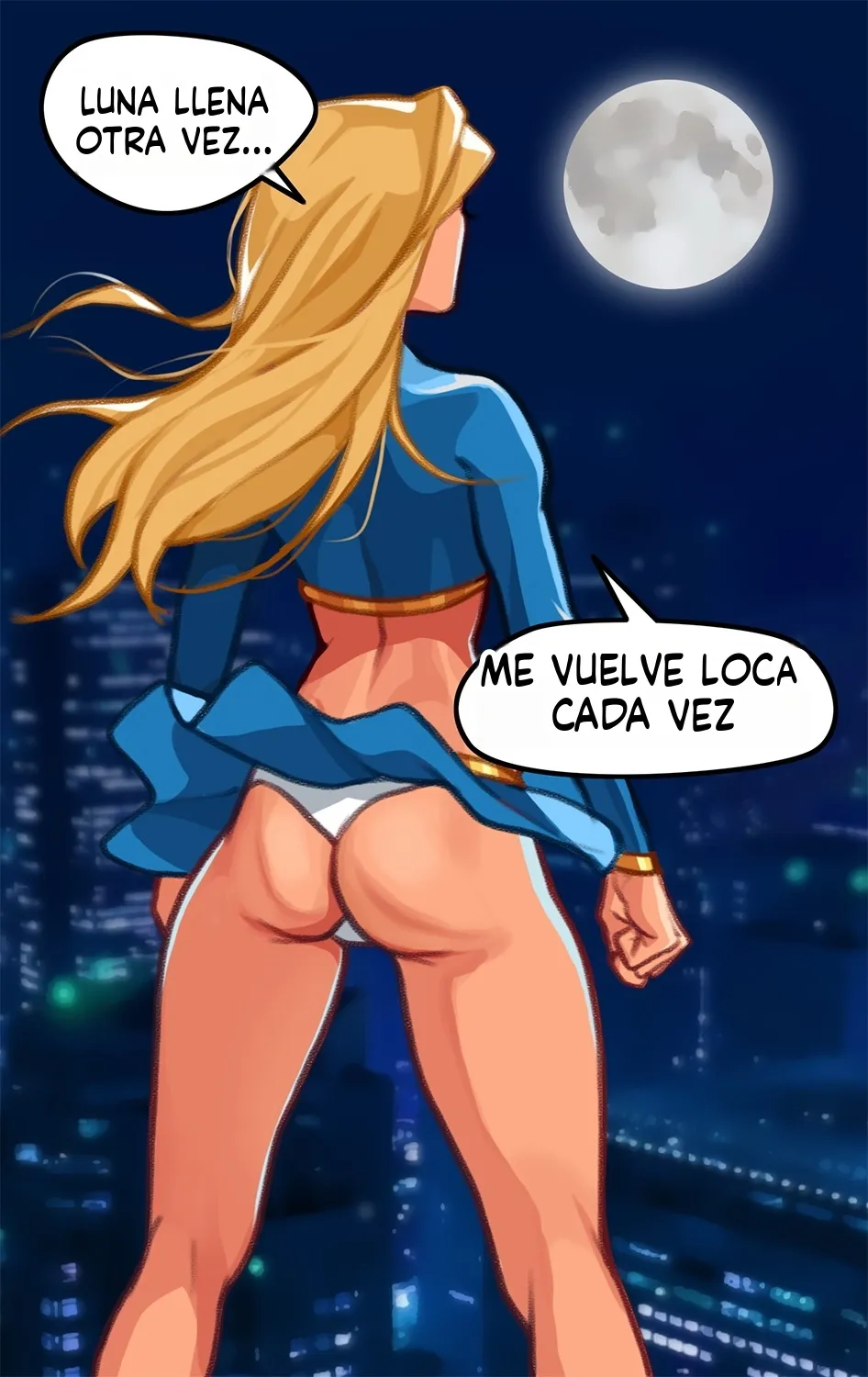 SuperGirl page 1 full