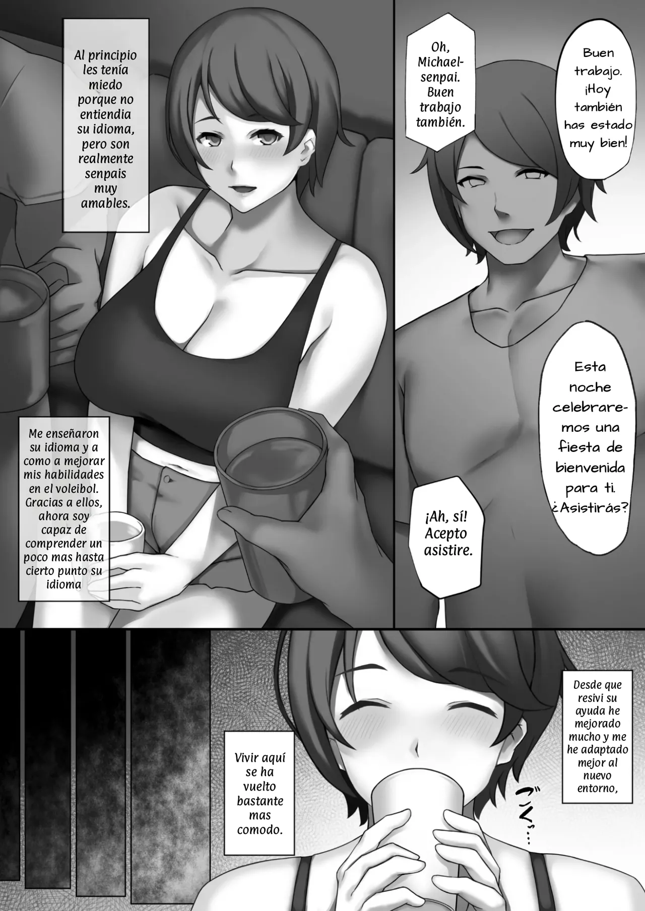 H Cup Joshi Daisei Volley-bu_Ochiru sin censura page 3 full