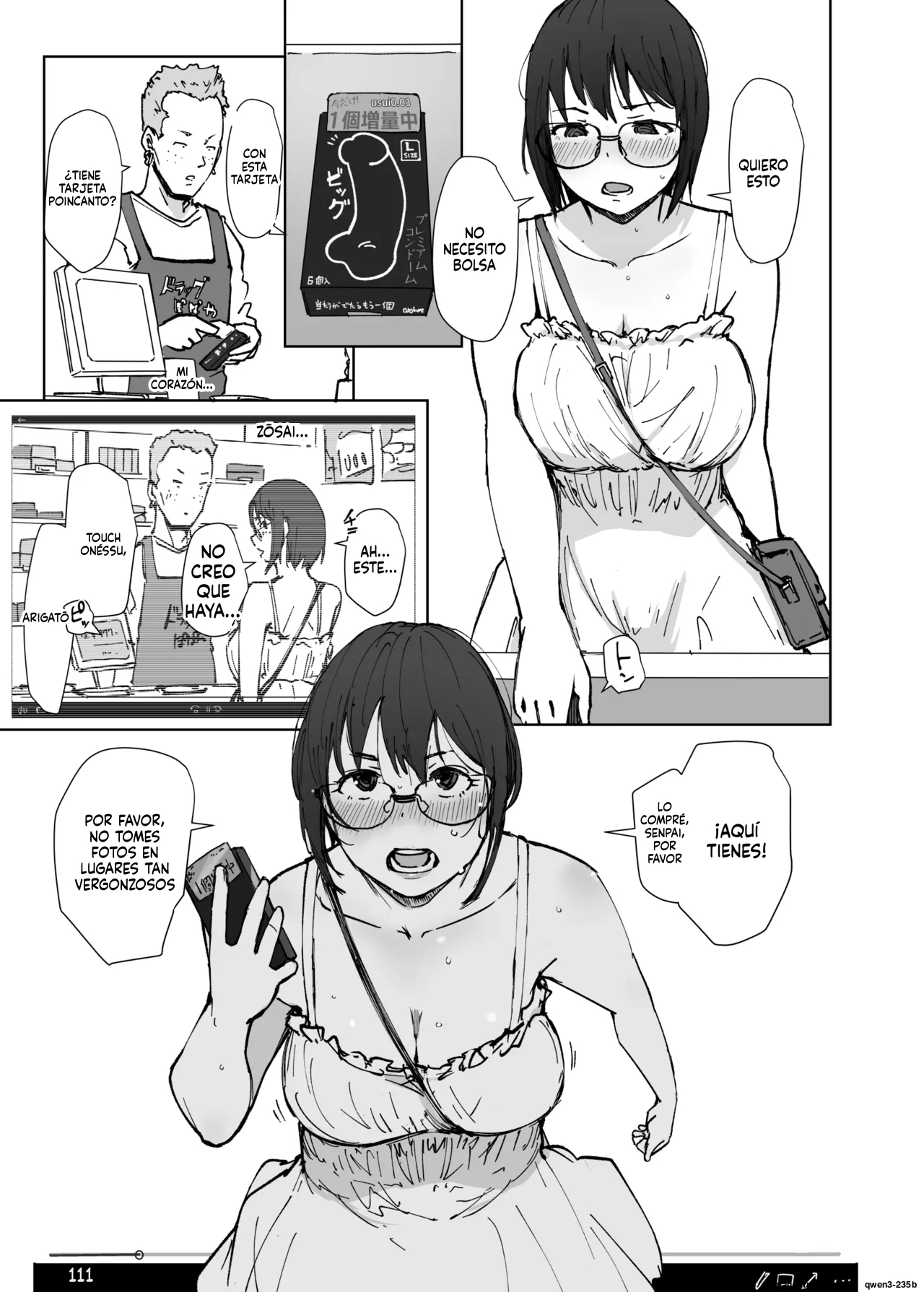 Chica de gafas universitaria Noriko-chan Vol. 2 page 12 full