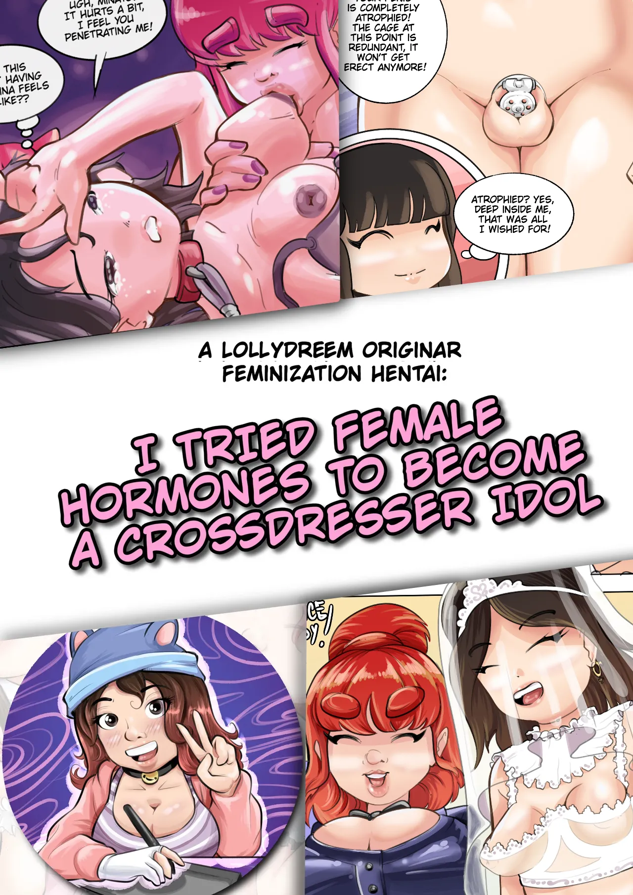 I tried female hormones to become a crossdresser Idol page 1 full