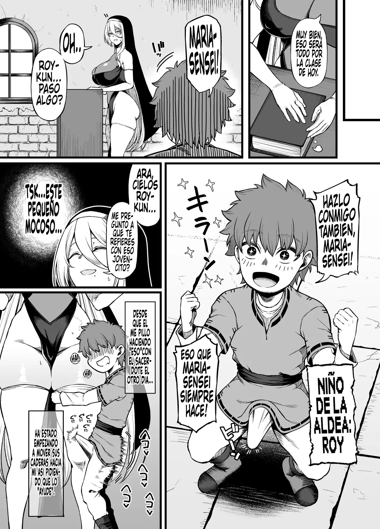 Haraguro Sister x Kusogaki  l Hermana doble cara x mocoso insoportable page 9 full