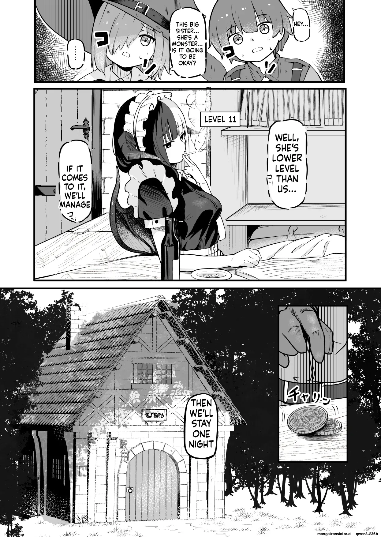 Succubus no Oyado ni Goyoujin ~Succubus ni Shimeagerarete Ochinchin kara Level o Shibori Torareru Ohanashi~ page 4 full
